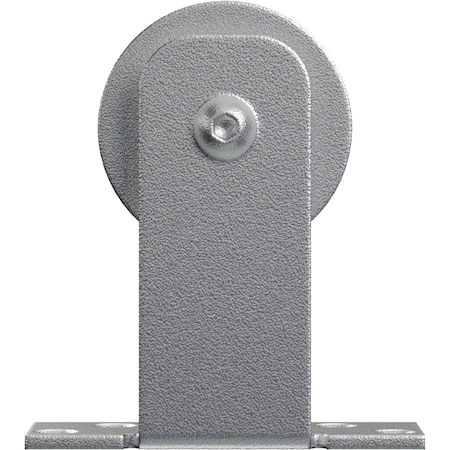 Ekena Millwork Economy Straight Top Silent Roller Hanger w/ Bolts for Barn Door for 1 3/8" to 1 3/4" Doors GB6008RTMSM